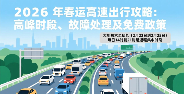 路況_高速免費通行政策_(dá)春運高速出行攻略